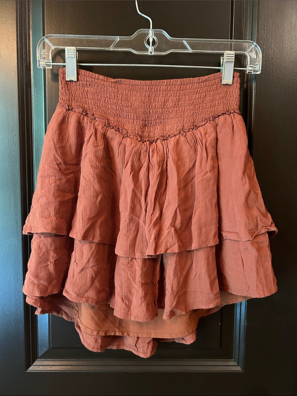 Hollister Ultra High Rise Tiered Ruffle Mini Skirt NWOT